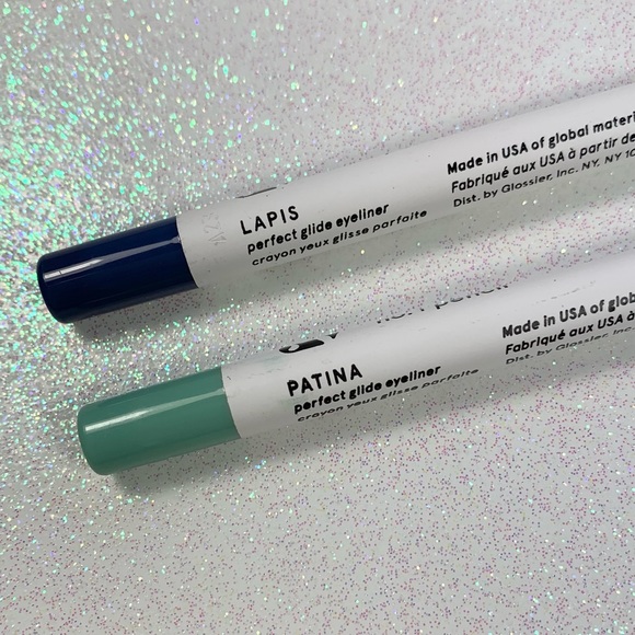Glossier Eyeliner Pencil Bundle of 2: Lapis & Patina NWOB - Picture 2 of 2